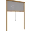 Zanzariera a Rullo Verticale 120x160 Riducibile in Alluminio Bronzo