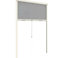 Zanzariera a Rullo Verticale 100x160 Riducibile in Alluminio Avorio