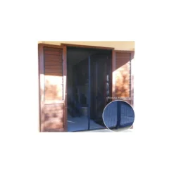 Zanzariera Blu Tenda Magnetica 120x240 per Porta Finestra con Calamite