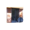 Zanzariera per Porta Finestra con Calamite Tenda Magnetica 120x240 Nero