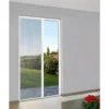 Zanzariera Plissettata Laterale Bianco Guida Bassa Porta 150x240