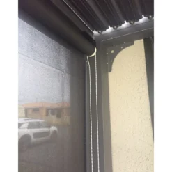 Zanzariera Tenda Laterale 2.8 metri in PVC per Pergola Bioclimatica in Alluminio