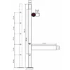 Zoppo Regolabile per Sbalzi 80 cm Trabattelli Ponteggi Professionali